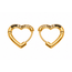 Goodies Label Goodies Label Heart Zircon Hoops Goudkleurig Small – 15 mm
