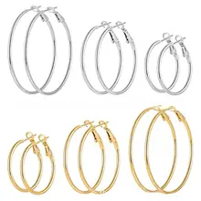Goodies Label Basic Hoops 30 mm Zilverkleurig – Stainless Steel