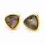 Goodies Label Goodies Label Geometric Studs Smoky Goudkleurig – Stainless Steel