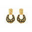 Goodies Label Goodies Label Leopard Drop Studs Goudkleurig – Stainless Steel