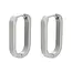 Goodies Label Goodies Label Large Square Hoops Zilverkleurig – Stainless Steel