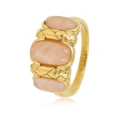 Rose Quartz Ring – Vintage Romance in Goud