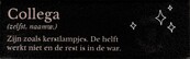 Quote tegeltje DO collega: zijn zoals kerstlampjes… goud/combi 2