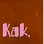 Yett Quote tegeltje 'kak' terra/warmroze