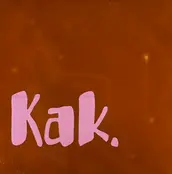 Quote tegeltje 'kak' terra/warmroze