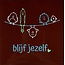 Yett Quote tegeltje – Blijf jezelf Kastanje/Combi 10