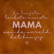 de liefste leukste mama.. (nieuw) terra/nude roze(taupe)