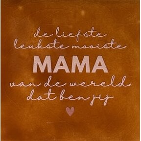 de liefste leukste mama.. (nieuw) terra/nude roze(taupe)