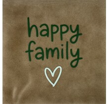 happy family nieuw taupe/donkergroen(lichtgroen)