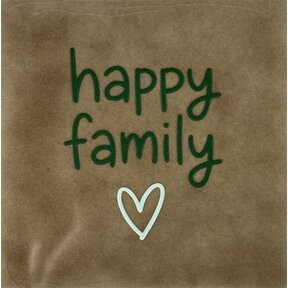 happy family nieuw taupe/donkergroen(lichtgroen)