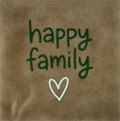 happy family nieuw taupe/donkergroen(lichtgroen)