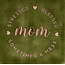 Yett Quote tegeltje mom stressed blessed sometimes a mess olijf/zalm(nude roze)