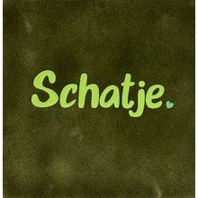 Quote tegeltje schatje nieuw olijf/lime(mint)