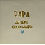 Yett Papa jij bent goud waard – keramieken quote tegeltje crème/goud