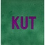 Yett Kut Nieuw – keramieken quote tegeltje hardgroen/paars