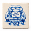Yett Delftsblauw Tegeltje Just Married – Trouwauto