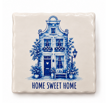 Delftsblauw Tegeltje Home Sweet Home