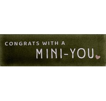 DO congrats with a mini-you – Olijf/Zachtroze (nude roze)