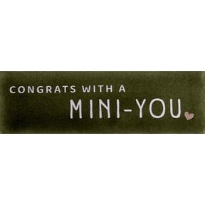 DO congrats with a mini-you – Olijf/Zachtroze (nude roze)