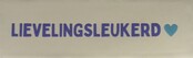 DO Lievelingsleukerd – Crème/Lila (warmblauw)