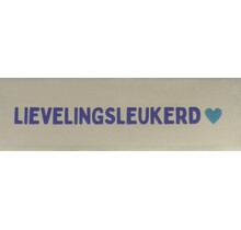 DO Lievelingsleukerd – Crème/Lila (warmblauw)