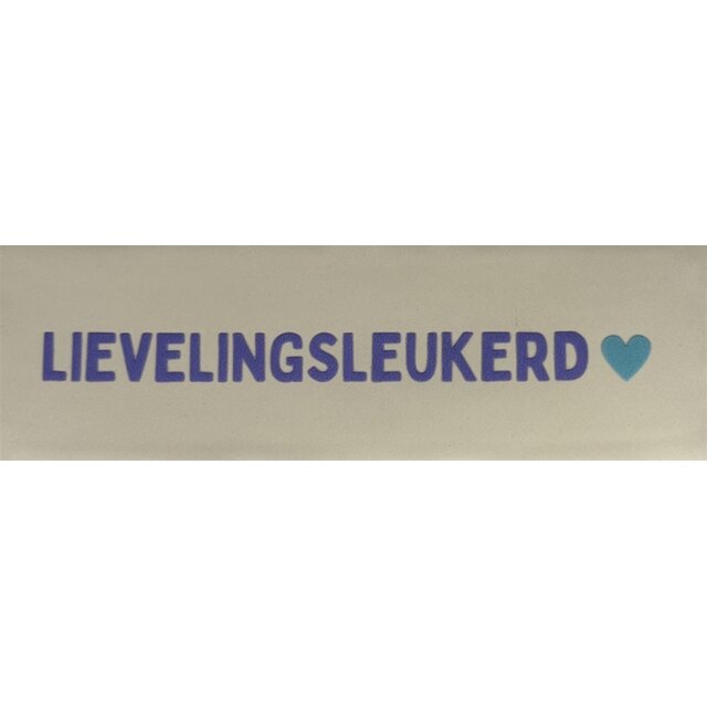 DO Lievelingsleukerd – Crème/Lila (warmblauw)