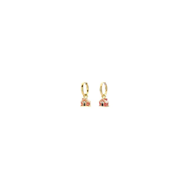 Biba Gingerbread House Hoops Goudkleurig – 10 mm
