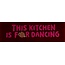 Yett DO This kitchen is for dancing – Kastanje/Fuchsia (oranje)