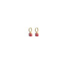 Biba Cadeautje Hoops Goudkleurig Roze – 10 mm