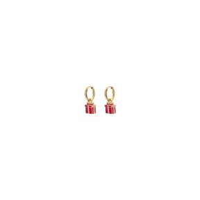 Biba Cadeautje Hoops Goudkleurig Roze – 10 mm