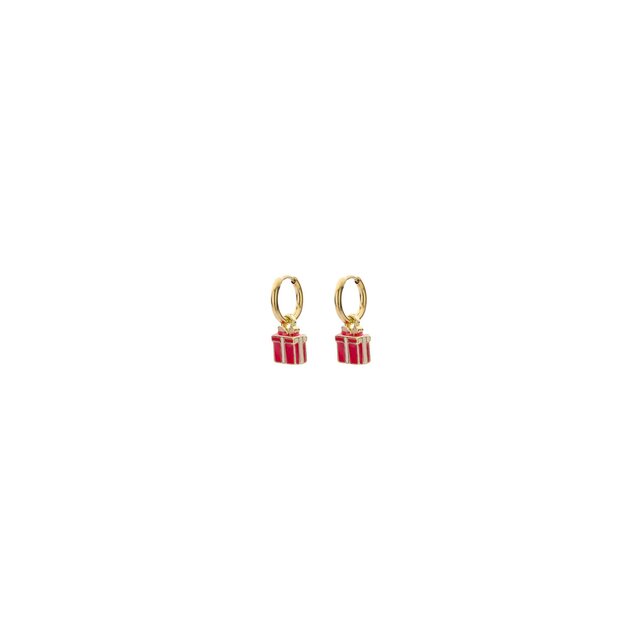 Biba Cadeautje Hoops Goudkleurig Roze – 10 mm
