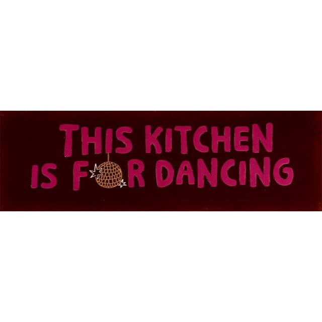 DO This kitchen is for dancing – Kastanje/Fuchsia (oranje)