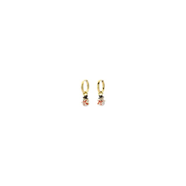 Biba Sneeuwpop Hoops Goudkleurig – 10 mm