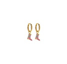 Biba Cowboy Boots Hoops Goudkleurig – 10 mm