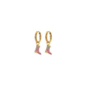 Biba Cowboy Boots Hoops Goudkleurig – 10 mm