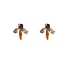 Day & Eve Stone Stud Brown Oorbellen E55128-3
