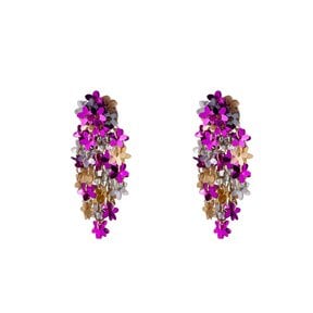 Flowery Flow Grey Mix Oorbellen E55180-5