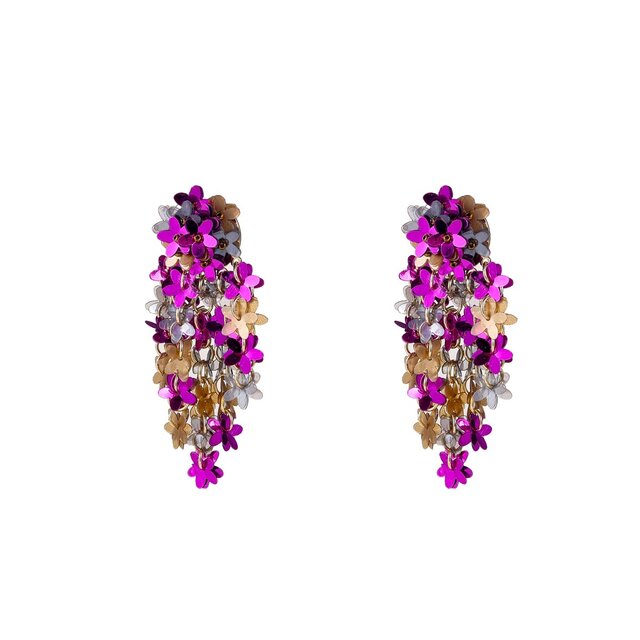 Flowery Flow Grey Mix Oorbellen E55180-5