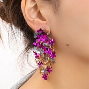 Flowery Flow Grey Mix Oorbellen E55180-5