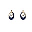 Day & Eve Oval Dangle Blue Oorbellen E55018-5