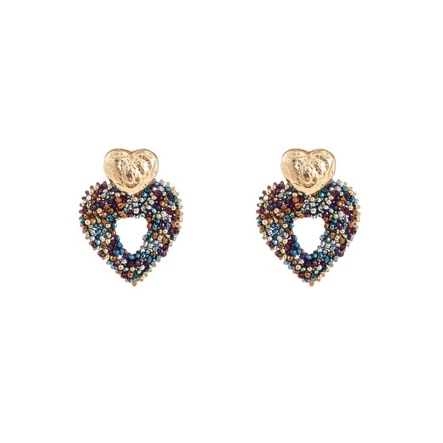 Small Beads Hearts Oorbellen E55233-3