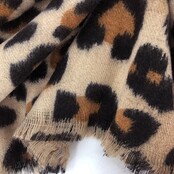 Warme & Cozy Sjaal  bruin Leopard – Heerlijk Zacht voor de Winter