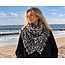 Goodies Label Warme Wintersjaal Leopard – Lichtgrijs – 80 x 200 cm