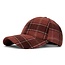 Goodies Label Trendy Geruite Denim Baseball pet – Rood