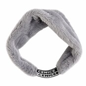 Retro Haarband Grijs – Warm & Stijlvol
