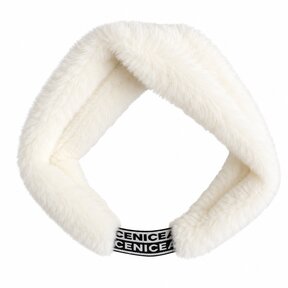 Retro Haarband Wit – Warm & Stijlvol