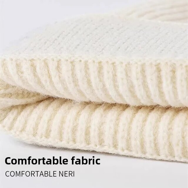 Dames Wintermuts met Oorflappen – Wit
