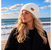 Dames Wintermuts met Oorflappen – Wit