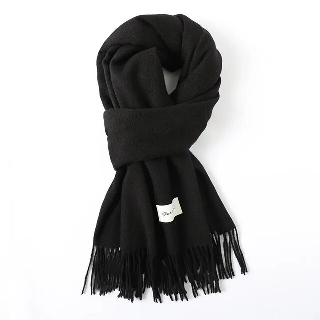 Elegante effen sjaal voor dames – imitatiekasjmier