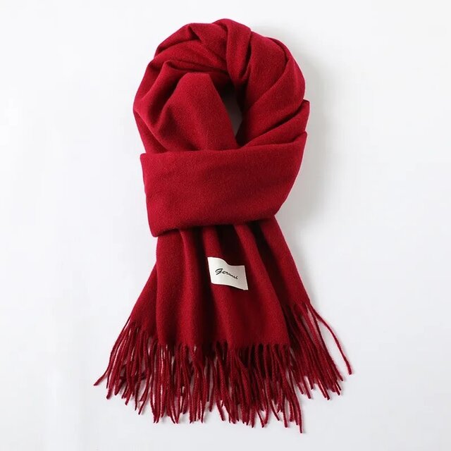 Elegante effen sjaal voor dames – imitatiekasjmier